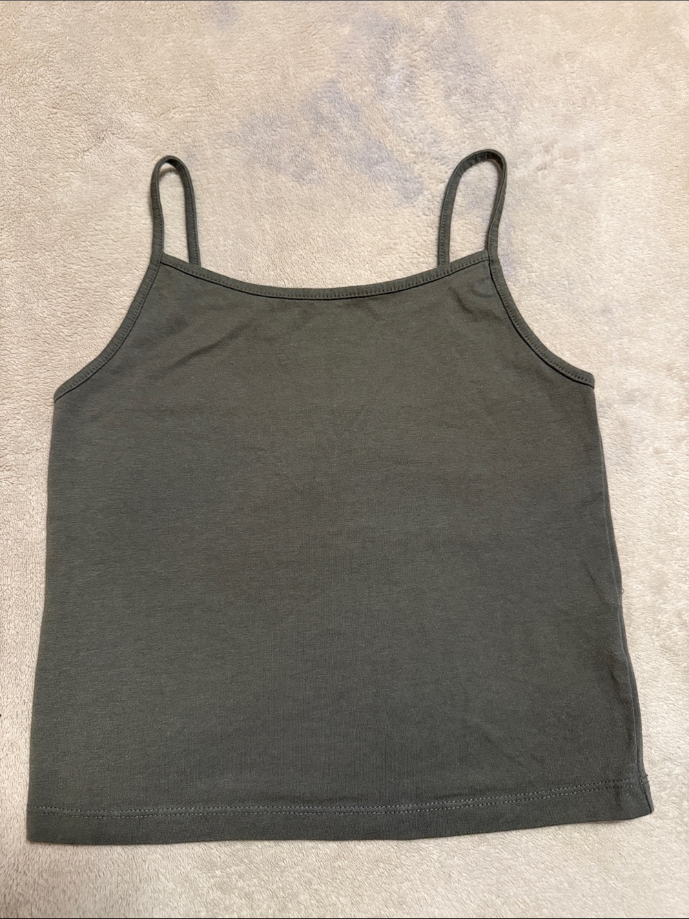 wild fable Olive Green Slim-Strap Cami